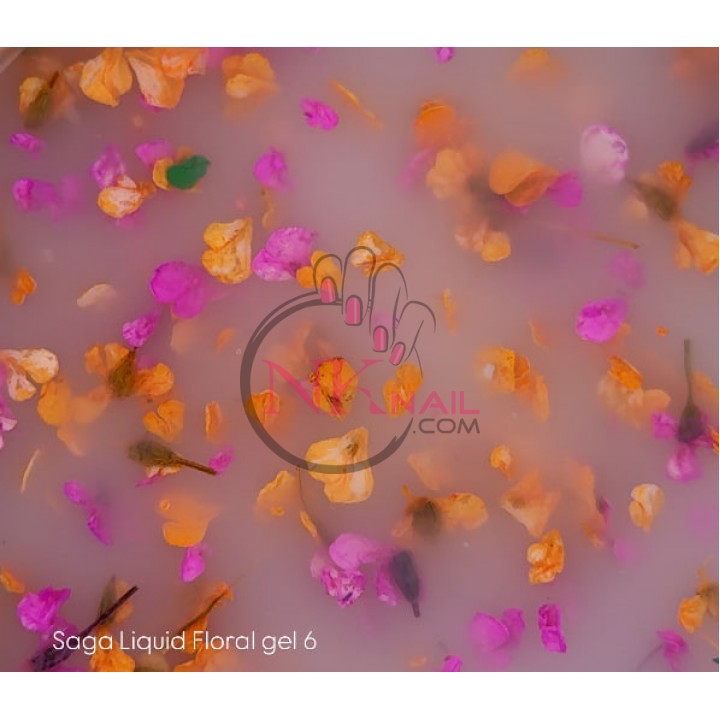 Гель Saga Liquid Floral gel №006, 15 мл